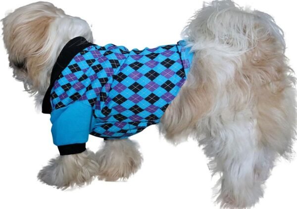 Polo Xtra Small to Xtra Large, Argyle Check, Blue - Image 2