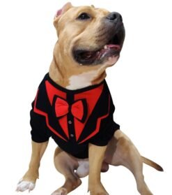 Tuxedo Xtra Small to Xtra Large, 007 Mr Bone Red, Black & Red