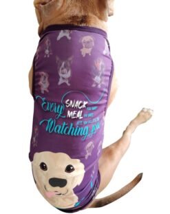 Sleeveless Xtra Small to Xtra Large, Foodie Doggy, Purple