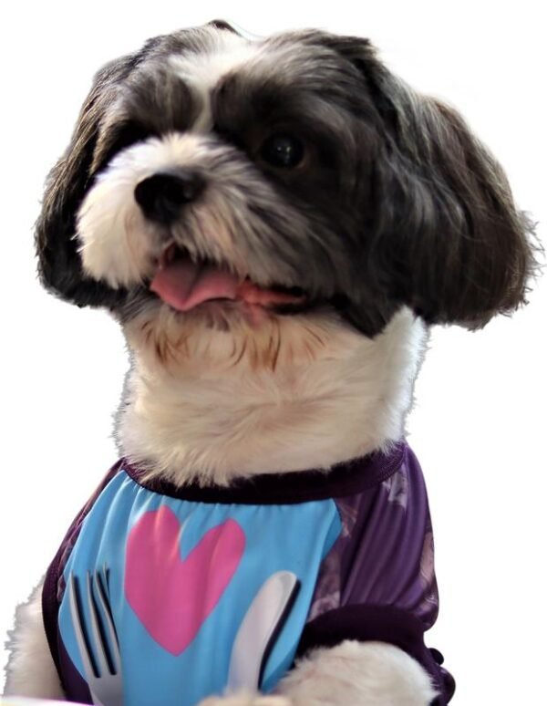 Sleeveless Xtra Small to Xtra Large, Foodie Doggy, Purple - Image 4