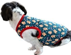 Sleeveless Xtra Small to Xtra Large, Gingerbread, Green