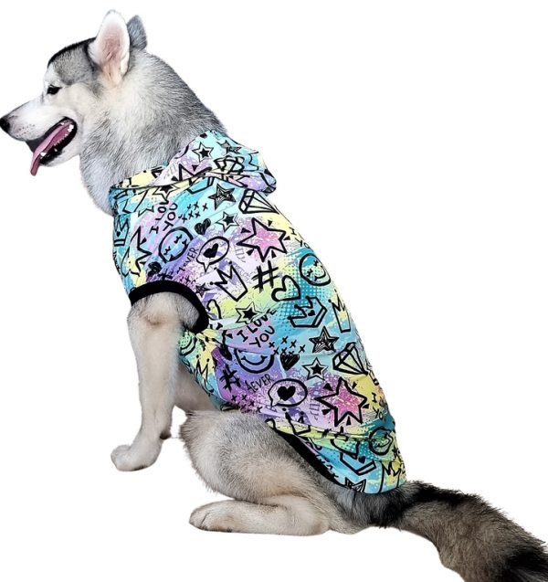 Graffitti Hoodie For Dogs - Image 5
