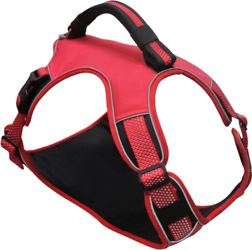 No Pull Dog Harness with Front Clip -Red