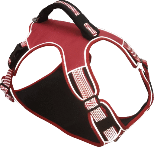 No Pull Dog Harness with Front Clip -Red - Image 2