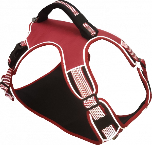 No Pull Dog Harness with Front Clip -Red - Image 2