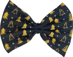Gold Pine Tree Bow