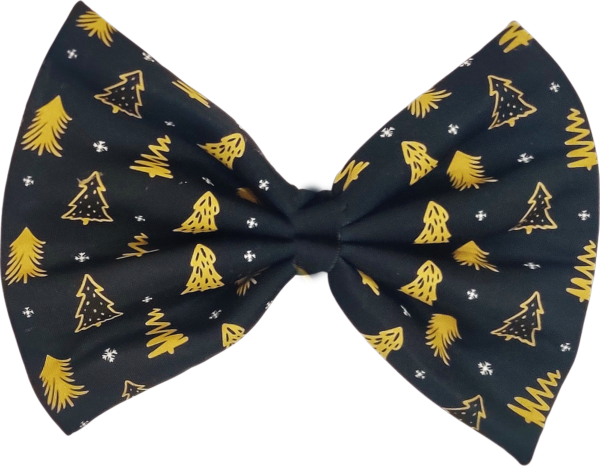 Gold Pine Tree Bow