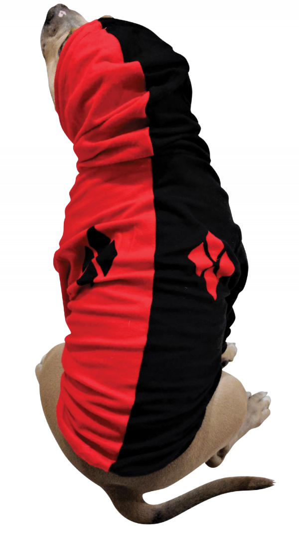 Hoodie Xtra Small to Xtra Large, Hipster Hoodie, Red and Black - Image 2