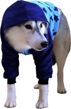 Stars Blue Henley for Dogs