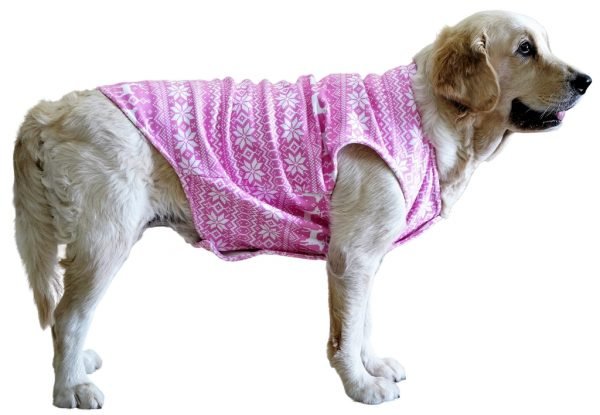 Pink Tribal Cardigan for Dogs - Image 2