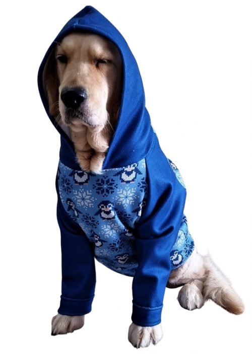 Penguin Winter Hoodie For Dogs