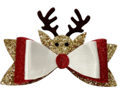 Vibrant Reindeer Bow