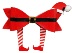 Santa Paws Bow