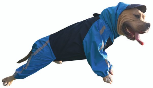 Doxters DryMax Full Coverage Dog Raincoat Navy Blue T Blue - Image 2