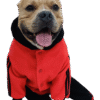 Winter Dog Jumpsuit Red Black- Doxters FurGuard